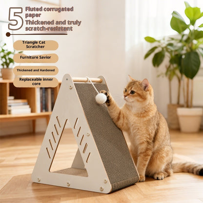 L Shaped Cat Scratcher Climbing Board Toy Pet Furniture Supplies