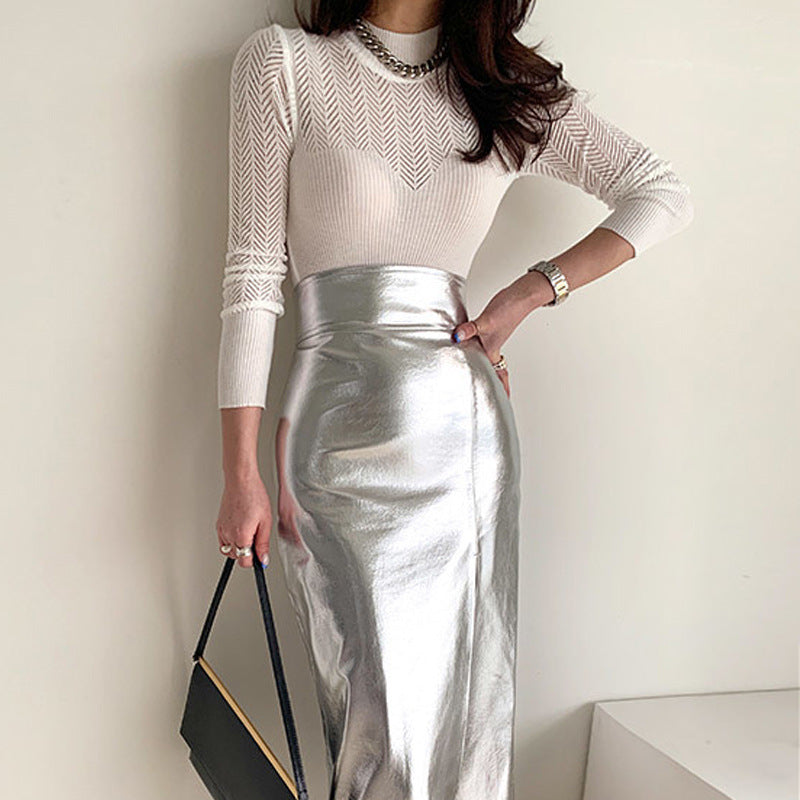 Turtleneck Slim Knitwear Women Sweater