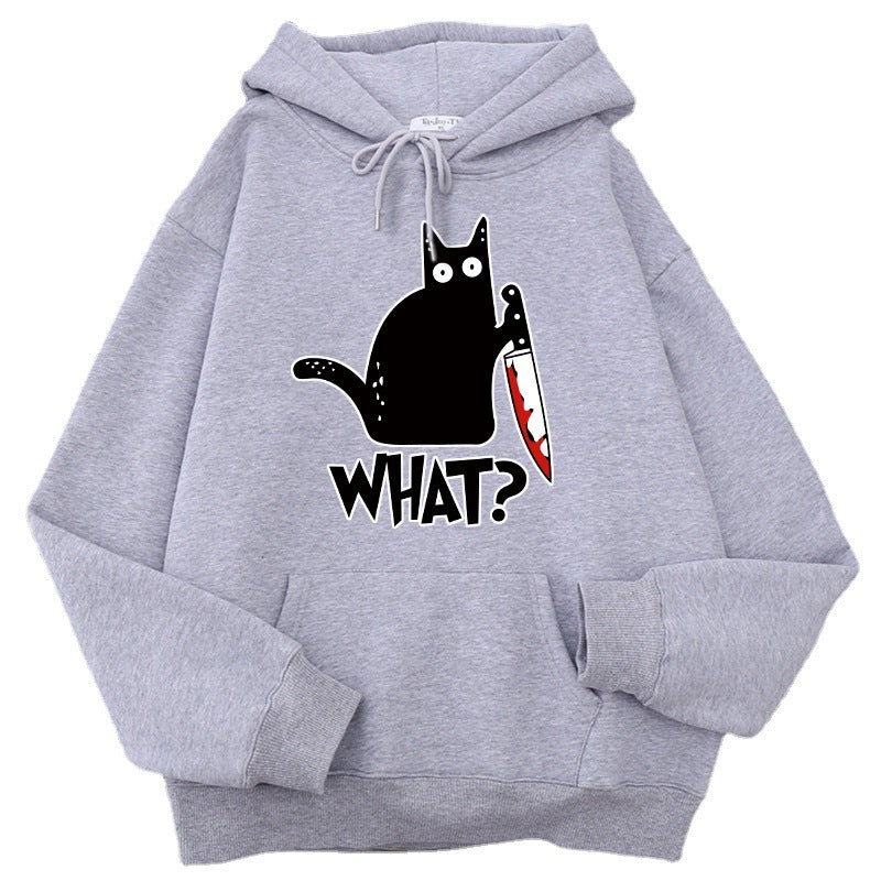 Women Angry Kittens Cat Hoodies