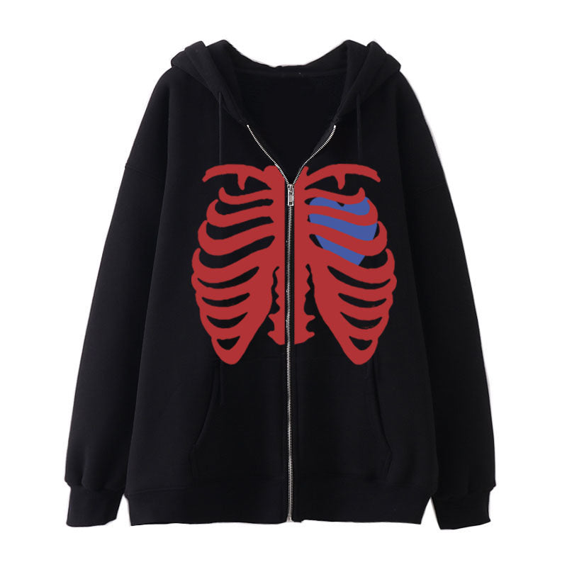 Skeleton Artistry Streetwise Hoodie