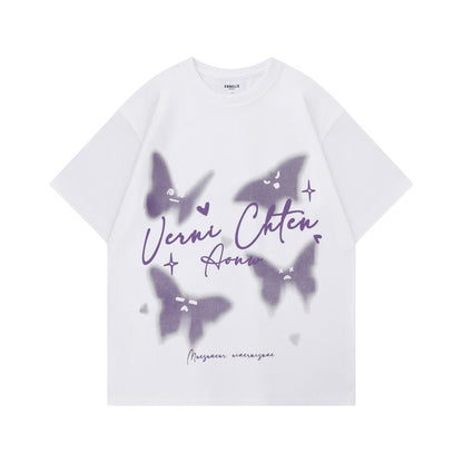 Vintage Americana Butterfly Print Tee