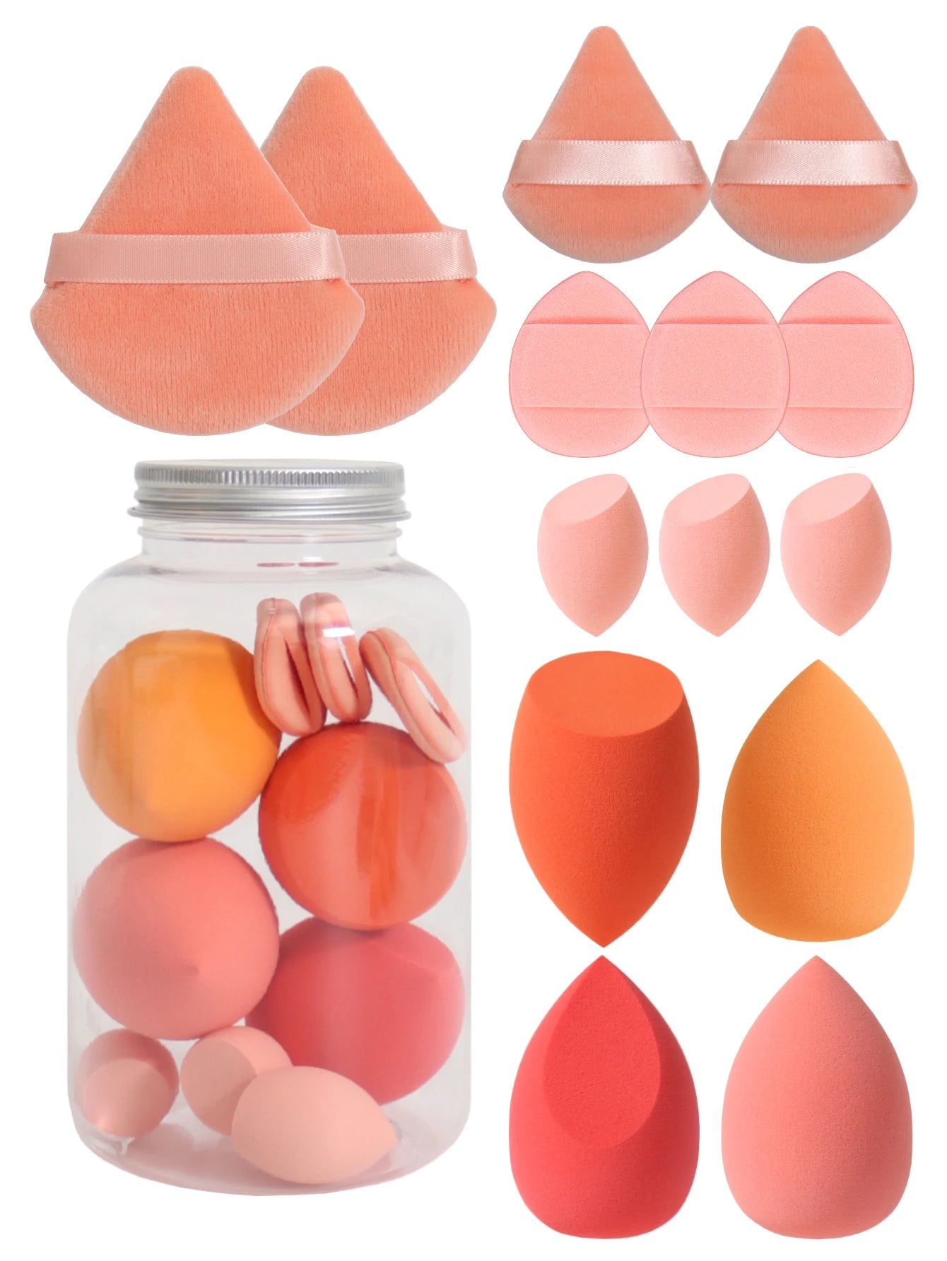 🎁 14-Piece Makeup Sponge Set (100% off)