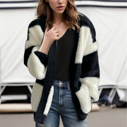 S 5XL Oversized V Neck Autumn Cardigan For Women