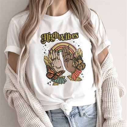 Womens Sarcasm Cartoon Cat T-Shirts