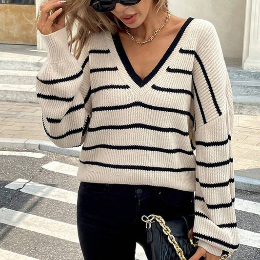 Womens Casual Loose Fit Sweater