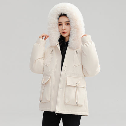 Thick Puffy Hooded Parka