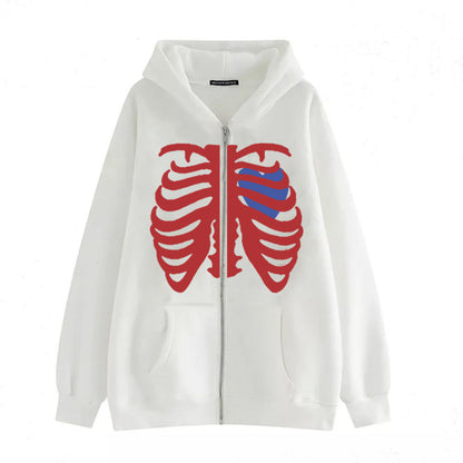 Skeleton Artistry Streetwise Hoodie
