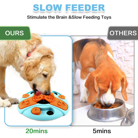 Slowly Eating Training Gaming Feeder Bowl For Pet