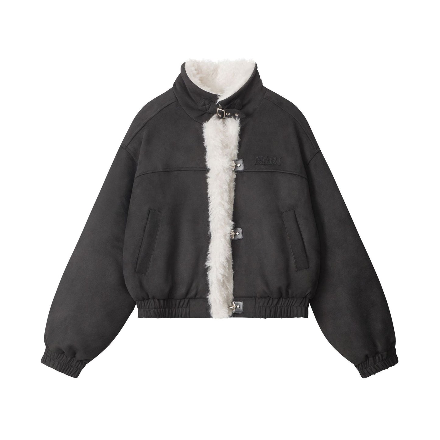Casual Windbreaker Lapel Collar Womens Winter Coats