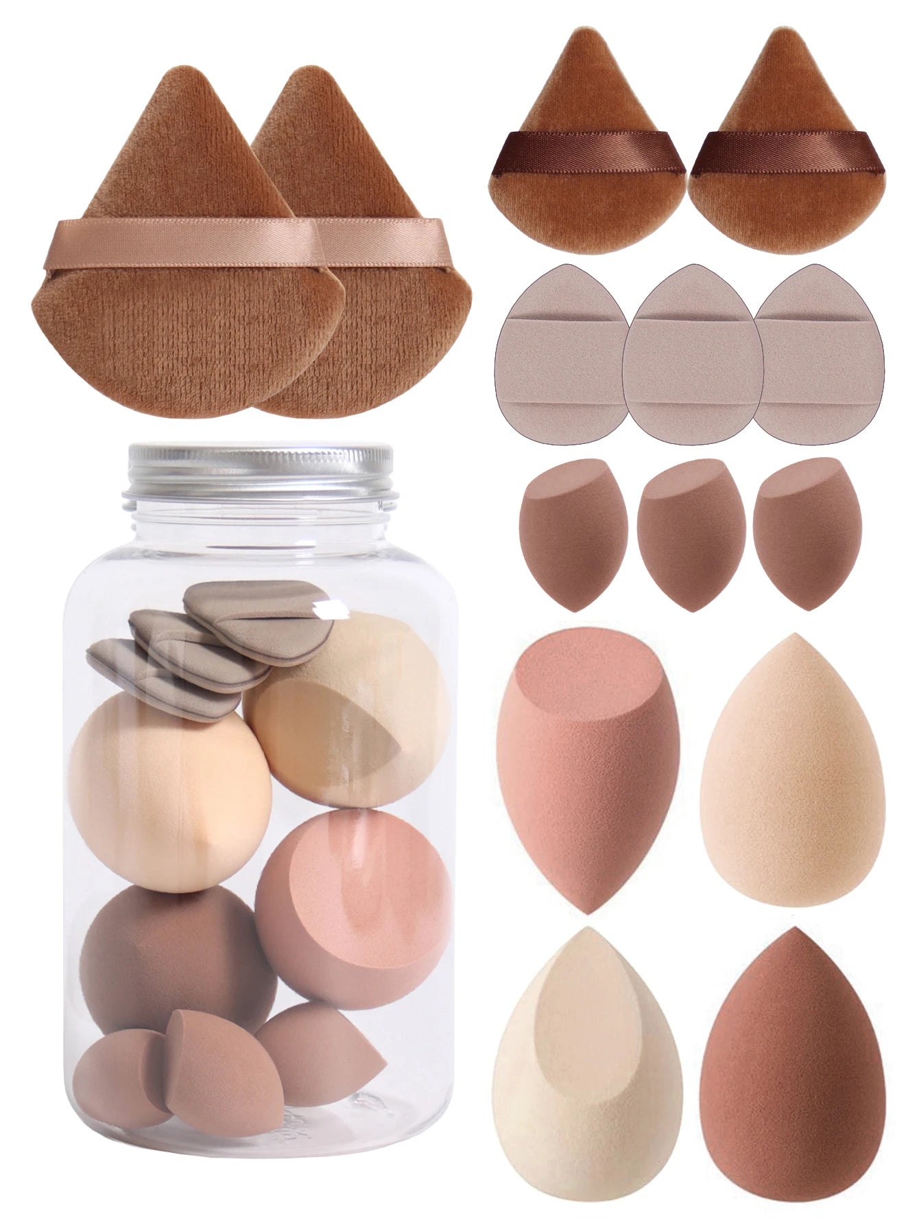 🎁 14-Piece Makeup Sponge Set (100% off)