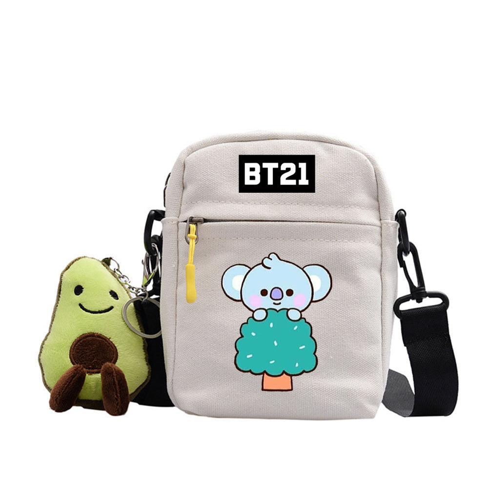 Cartoon Printed Messenger Bag For Outdoor Adventures