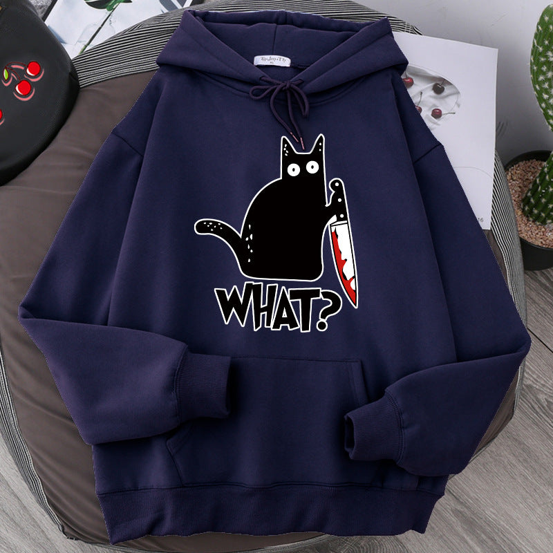 Women Angry Kittens Cat Hoodies