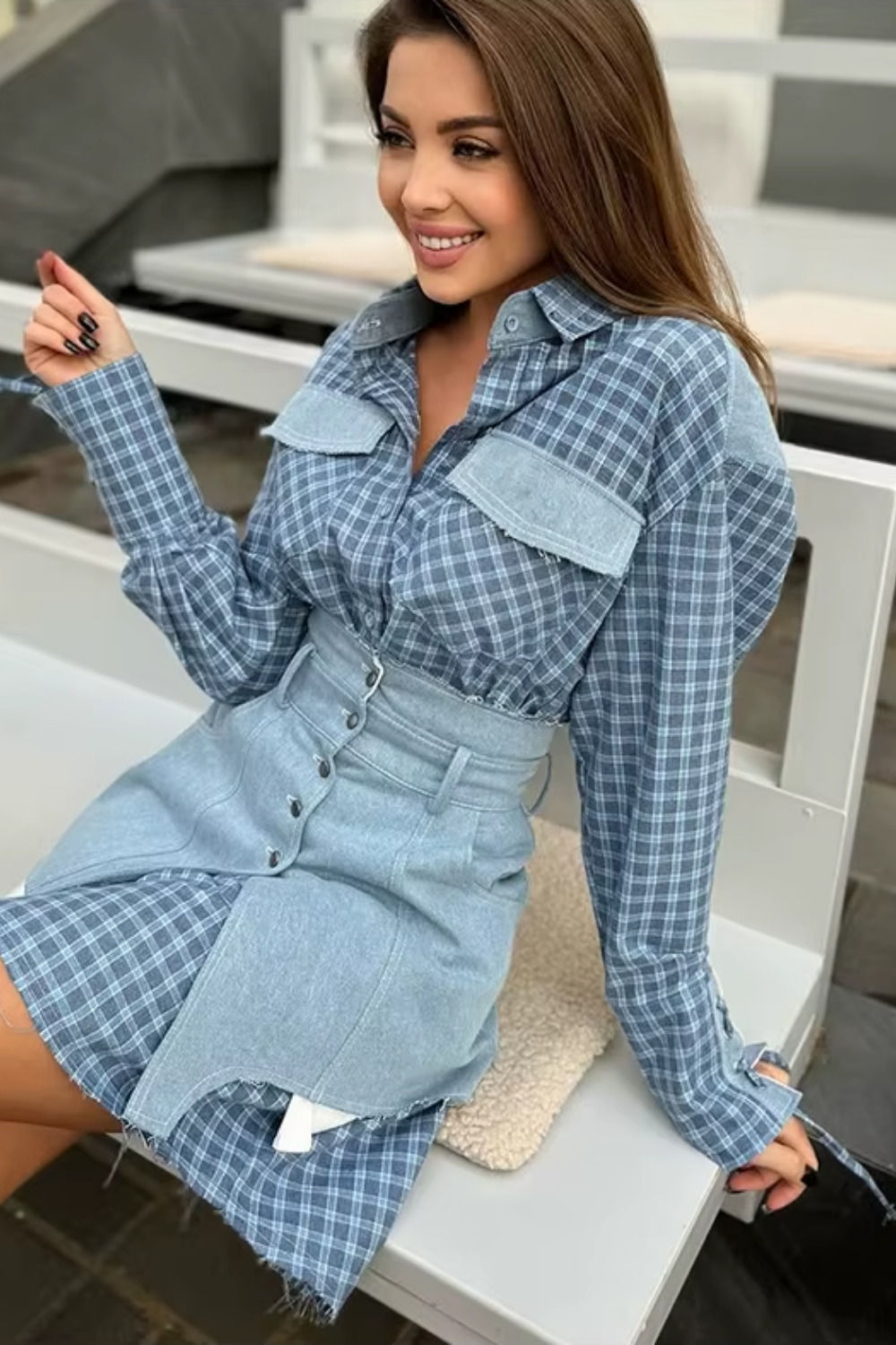 Campus Brunch Shirt Skirt Set – Thekittenpark