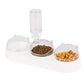 500ml Water Bottle Double Feeder Automatic Cat Bowl