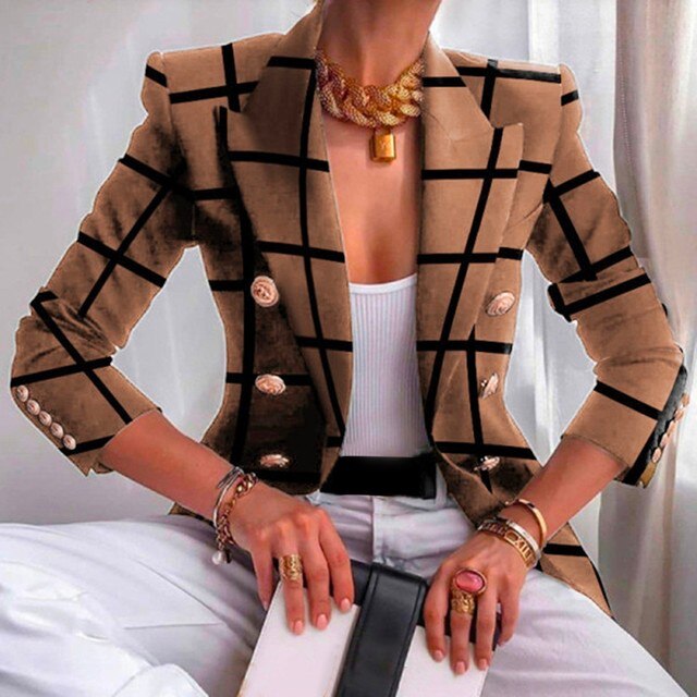 Womens Exclusive Styles Double Breasted Blazer Jackets