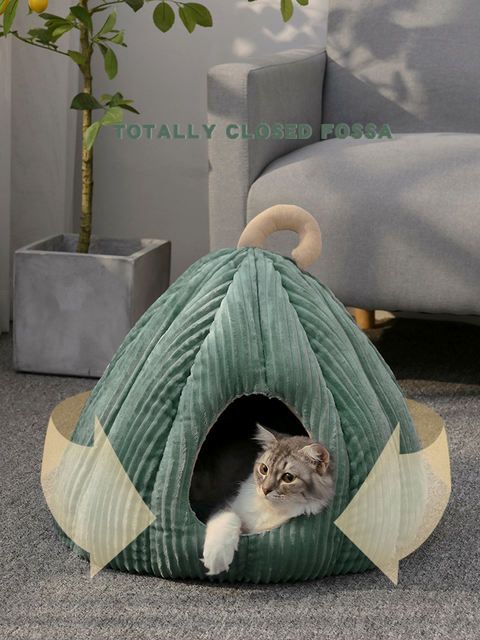 Warm Washable Cave Bed For Pets