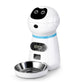 Voice Record LCD Screen Timer Stainless Steel Automatic Pet Feeder