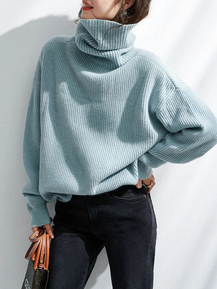 Women New Autumn Plain Sweaters