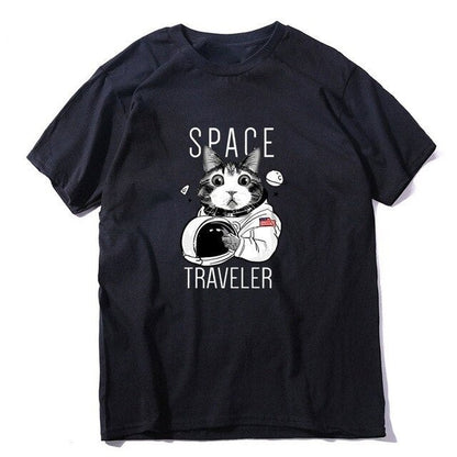 Space Travelers Cat Club Women T-Shirts