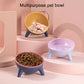 Personalized Three Footed Puppy Feeder Bowl