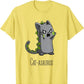 T-Rex Dino Cat Themed Casual Women T Shirts