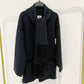 Women Casual Scarf Collar Single Breasted Coats