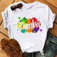 Women Funny Sport Dance Zumba Theme Summer T Shirts