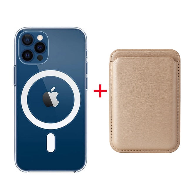 Card Holder Case Magnetic Wallet For iPhone 14 13 12 Pro