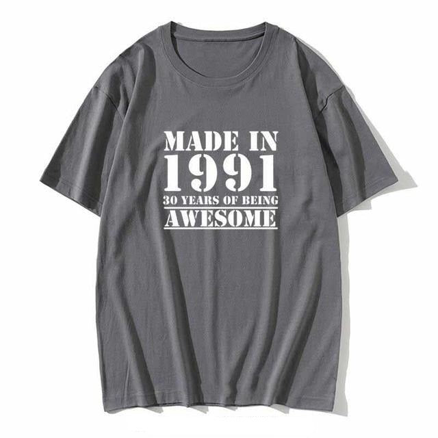 Men Family Vacation Made In 1991 T Shirts