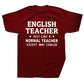 To My Best English Teacher Cool Graphic Unisex T-Shirts