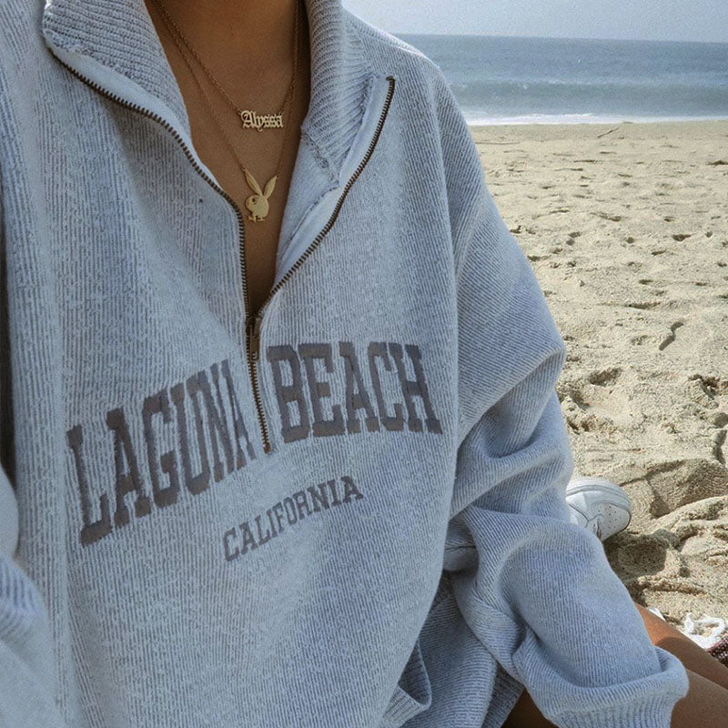 Cool Laguna Beach CALIFORNIA Autumn Winter Sweatshirt For Women