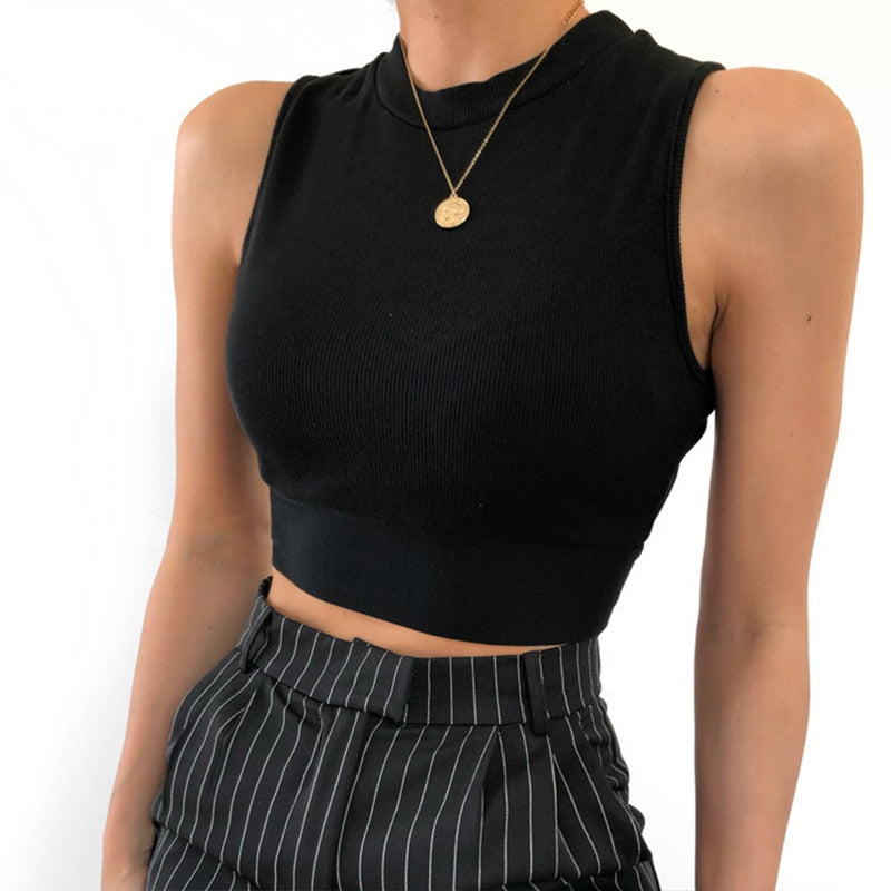 Women's Sexy Backless Slim Tops