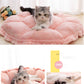 Lovely Warmy Flower Design Pink Soft Cat Beds