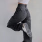 Women's Vintage Ripped Streetwear Denim Trousers