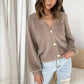 3 Button Down V-Neck Womens Casual Soft Cardigans