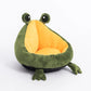 Pet Supplies Soft Frog Shape Cute Kennel Beds