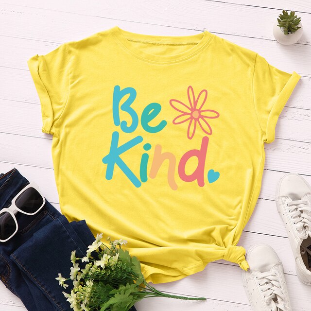 Women's Be Kind Theme Tops