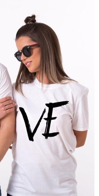 Men Women Cool Funny Lovers Couple Summer T Shirts