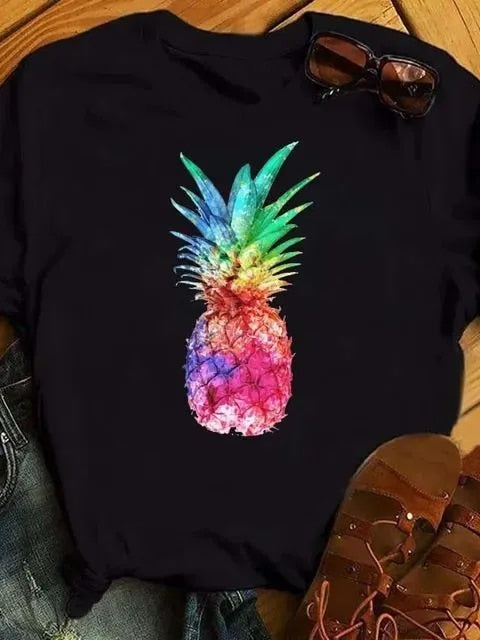 Women's Funny Fruit Graphics T Shirts