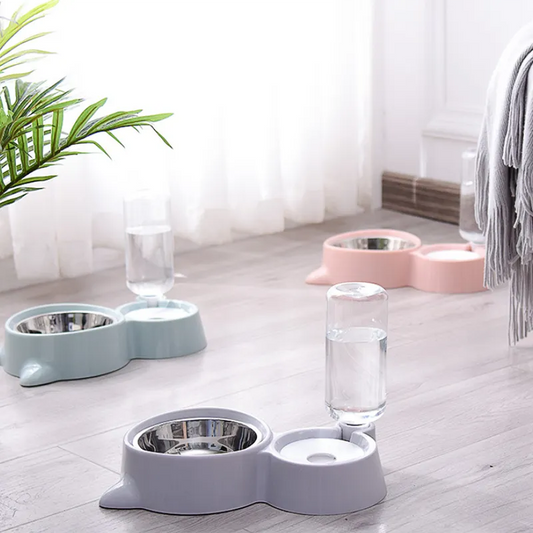Cats Plastic Super Functional Bowl Water Feeder