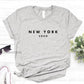 Women's New York Letter Printed T Shirts