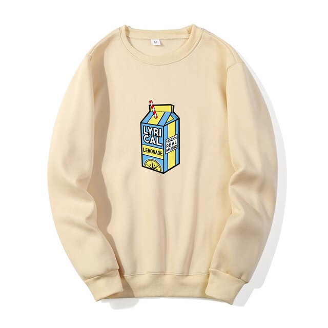 New Autumn Winter Style Lyrical Lemonade Funny Sweatshirt For Women