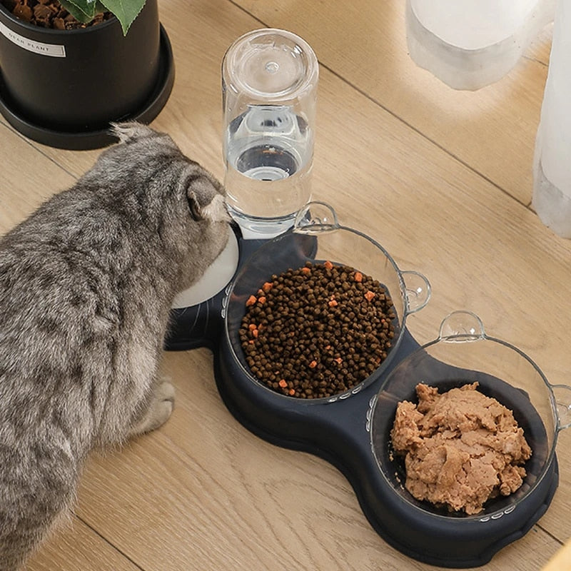 Cat Automatic Feeder With Water Dispenser – Thekittenpark