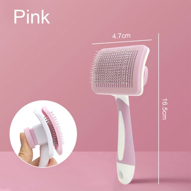2 In 1 Cat Comb Hair Remover Pet Supplies