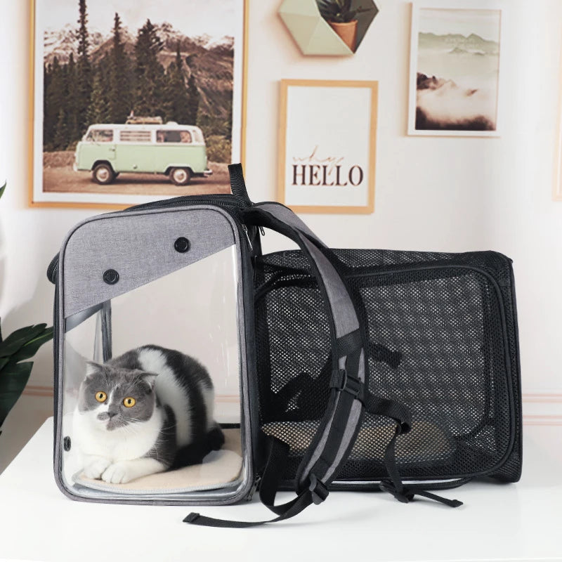 Transparent Visible Breathable Pet Backpack Carrier