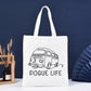 Eco Large-Capacity Pogue Life Canvas Shoulder Bag