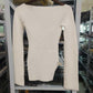 Womens Long Sleeve Square Wide Neck Thin Sweaters