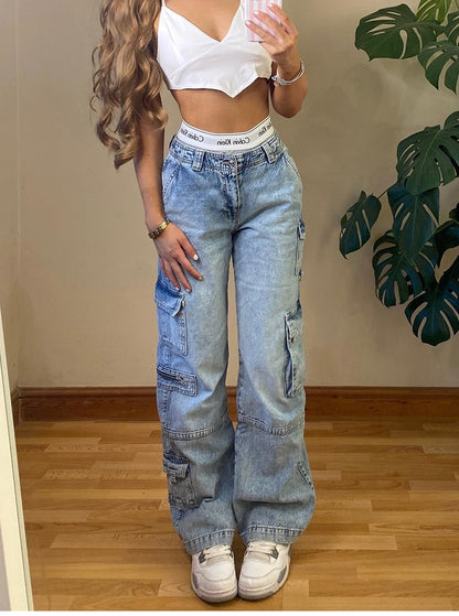Casual Baggy Cargo Jeans
