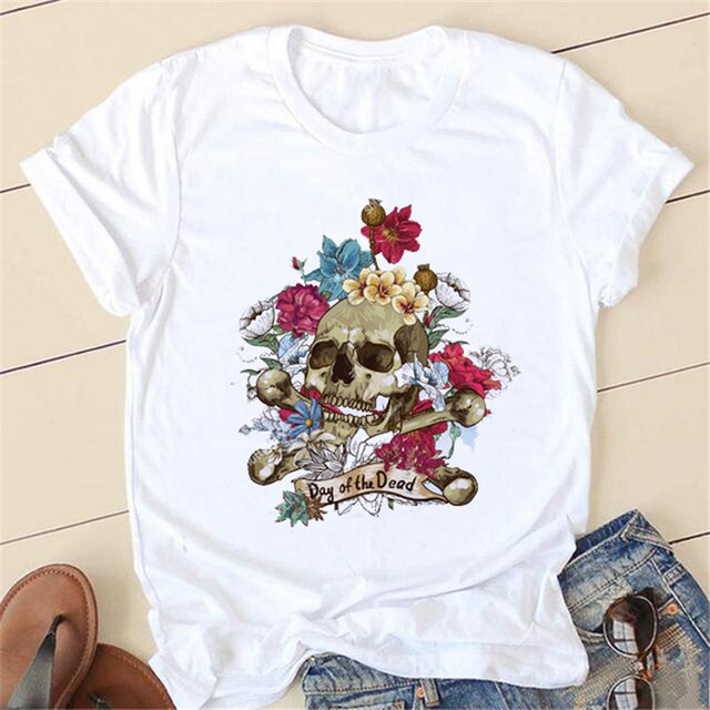 Women's Vintage Floral Printing T Shirts