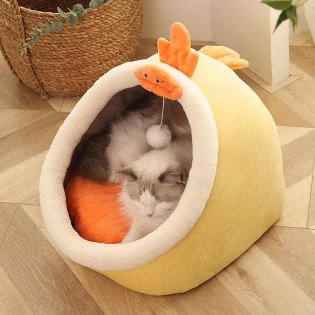 Warm Soft Cat Bed